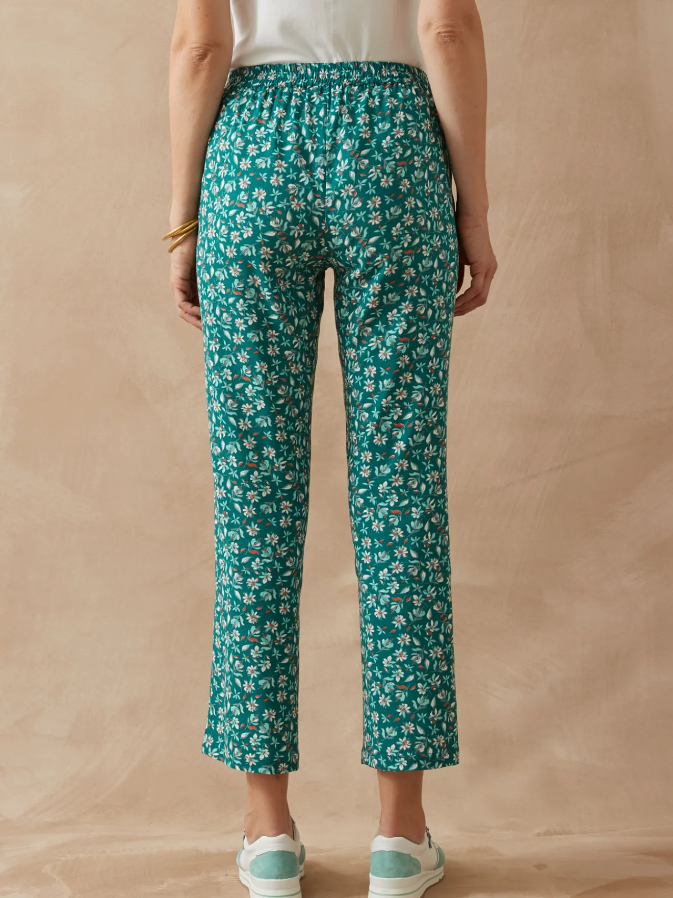 Sale Pantalon fluide élastiqué Femme Pantalon