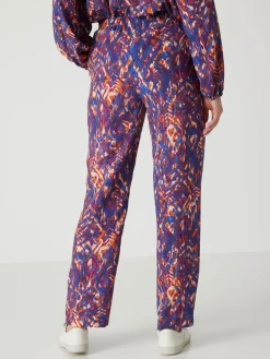 Pantalon fluide élastiqué Femme Pantalon