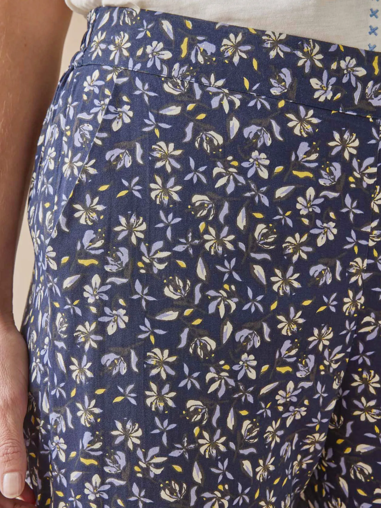 Online Pantalon fluide élastiqué Femme Pantalon