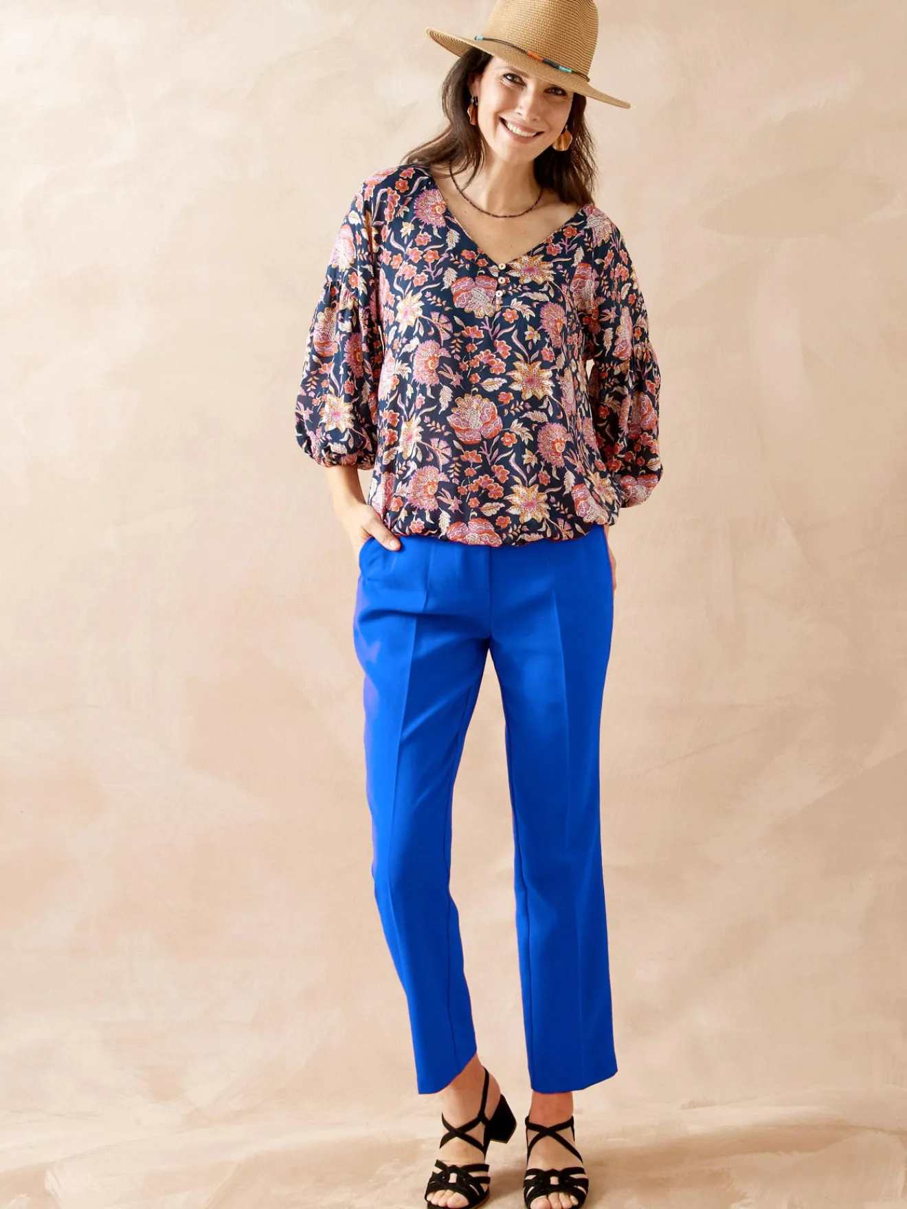 Pantalon fuselé 7/8ème Femme Pantalon