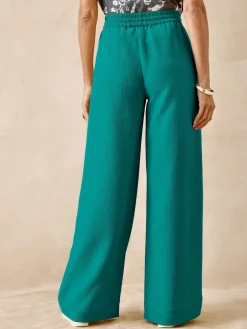 Best Pantalon large aspect froissé Femme Pantalon