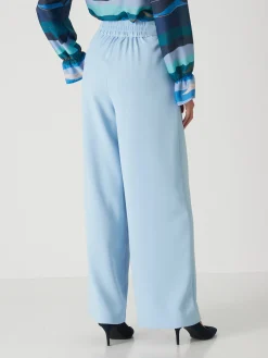 Hot Pantalon large en crêpe Femme Pantalon