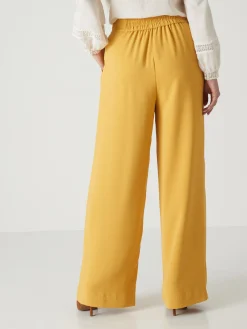Sale Pantalon large en crêpe Femme Pantalon