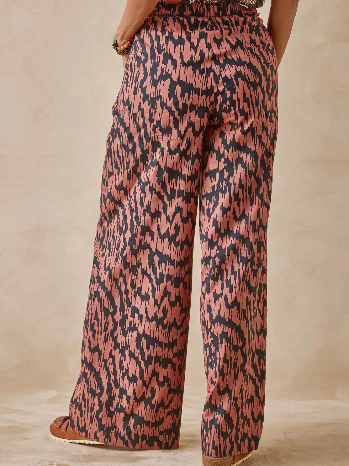 Hot Pantalon large et fluide Femme Pantalon