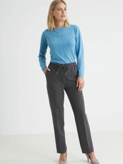 New Pantalon élastiqué Femme Pantalon