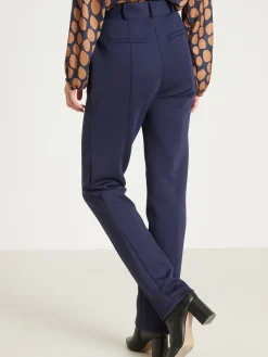 Clearance Pantalon élastiqué dos maille satinée Femme Pantalon