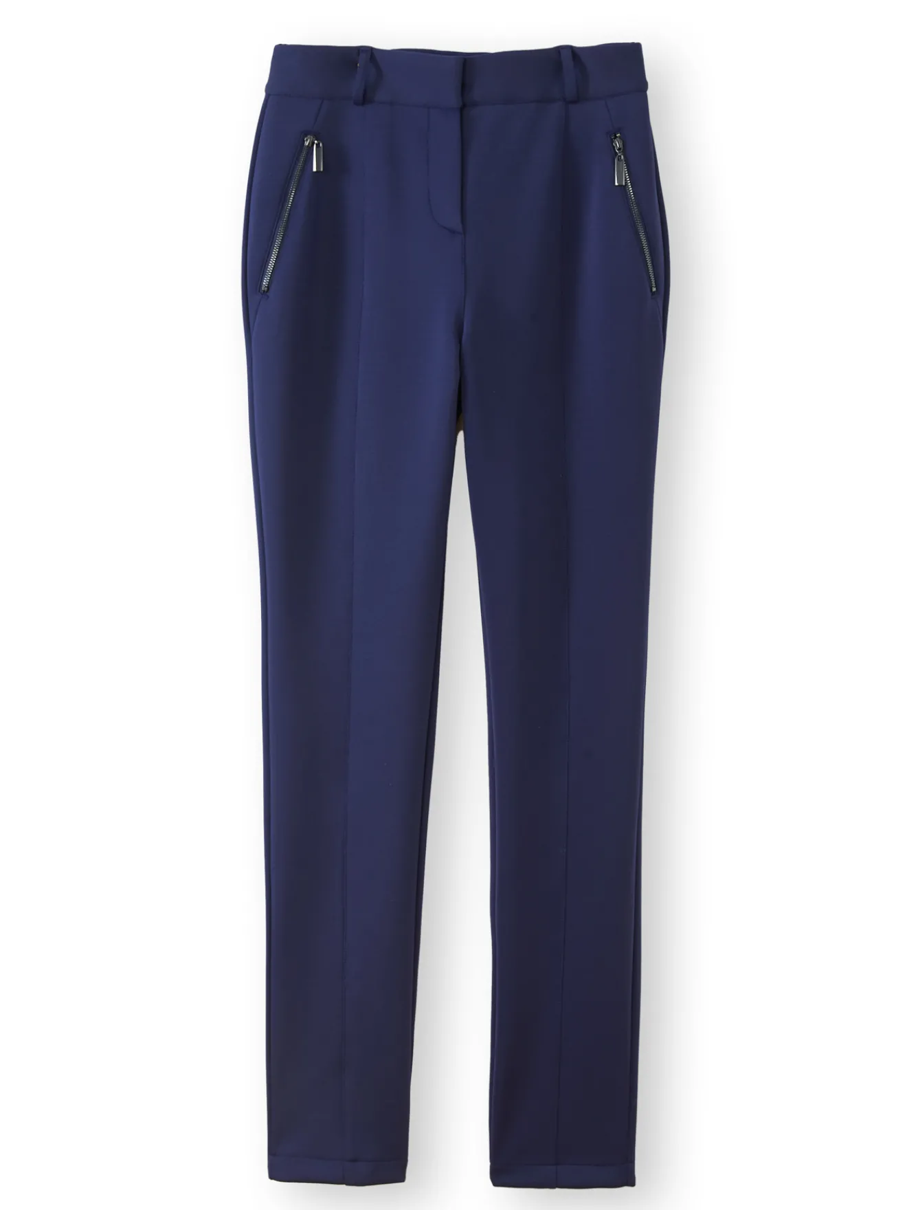 Clearance Pantalon élastiqué dos maille satinée Femme Pantalon