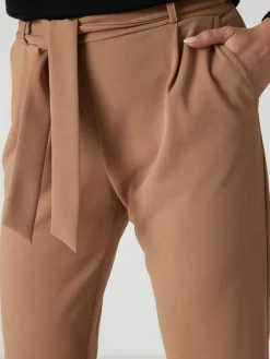 Sale Pantalon élastiqué en maille Femme Pantalon