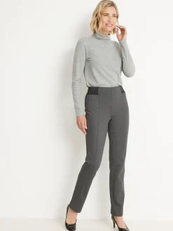Best Pantalon élastiqué en maille milano Femme Pantalon
