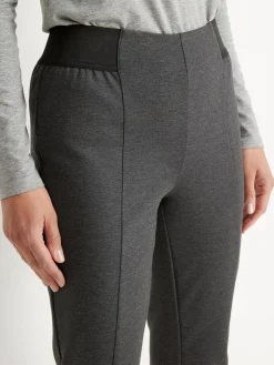 Best Pantalon élastiqué en maille milano Femme Pantalon