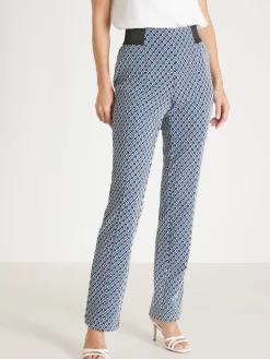 Discount Pantalon élastiqué en maille milano Femme Pantalon