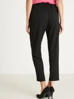 New Pantalon élastiqué en maille Femme Pantalon