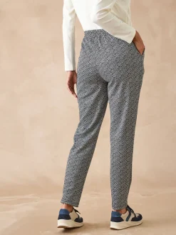 Clearance Pantalon élastiqué en maille Femme Pantalon