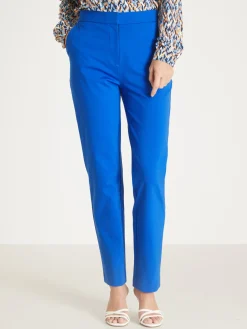 Online Pantalon élastiqué maille milano Femme Pantalon