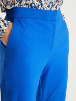 Online Pantalon élastiqué maille milano Femme Pantalon