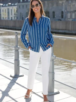 New Pantalon élastiqué maille milano Femme Pantalon