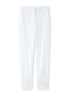 New Pantalon élastiqué maille milano Femme Pantalon