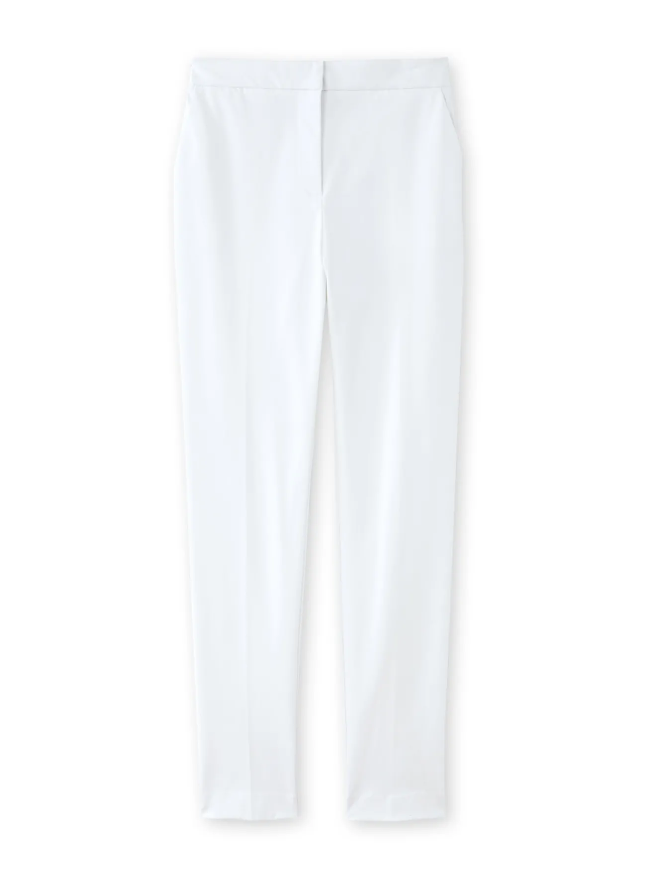 New Pantalon élastiqué maille milano Femme Pantalon
