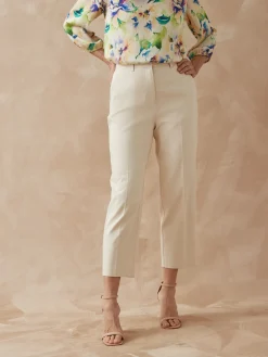 Discount Pantalon 7/8ème en toile extensible Femme Pantalon