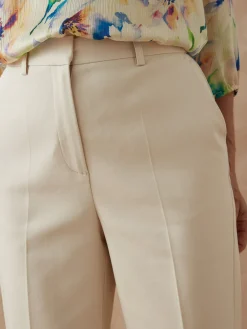 Discount Pantalon 7/8ème en toile extensible Femme Pantalon