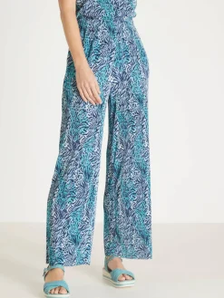 Sale Pantalon 7/8ème large plissé permanent Femme Pantalon