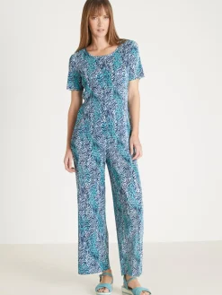 Sale Pantalon 7/8ème large plissé permanent Femme Pantalon