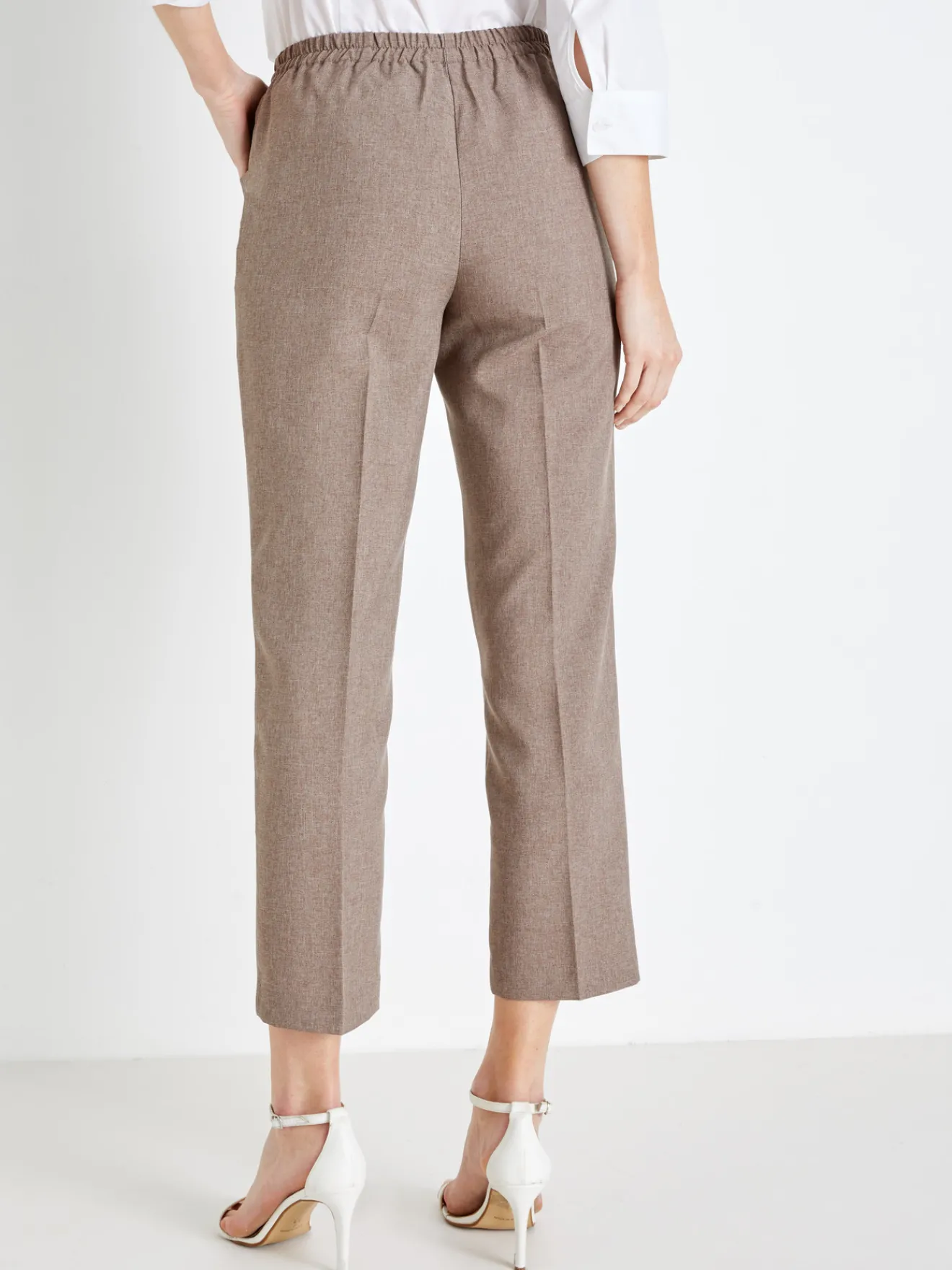 Outlet Pantalon 7/8ème élastiqué Femme Pantalon