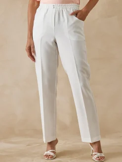 New Pantalon 7/8ème élastiqué Femme Pantalon
