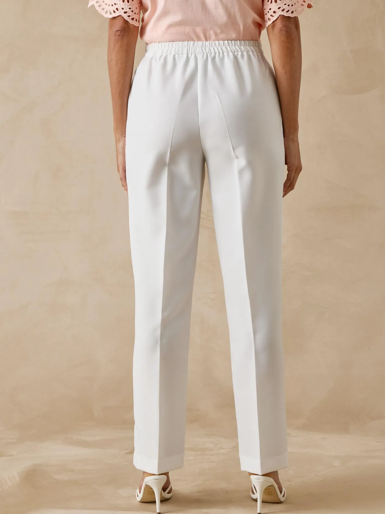 New Pantalon 7/8ème élastiqué Femme Pantalon