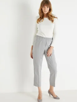 New Pantalon 7/8ème élastiqué Femme Pantalon