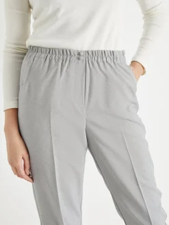 New Pantalon 7/8ème élastiqué Femme Pantalon