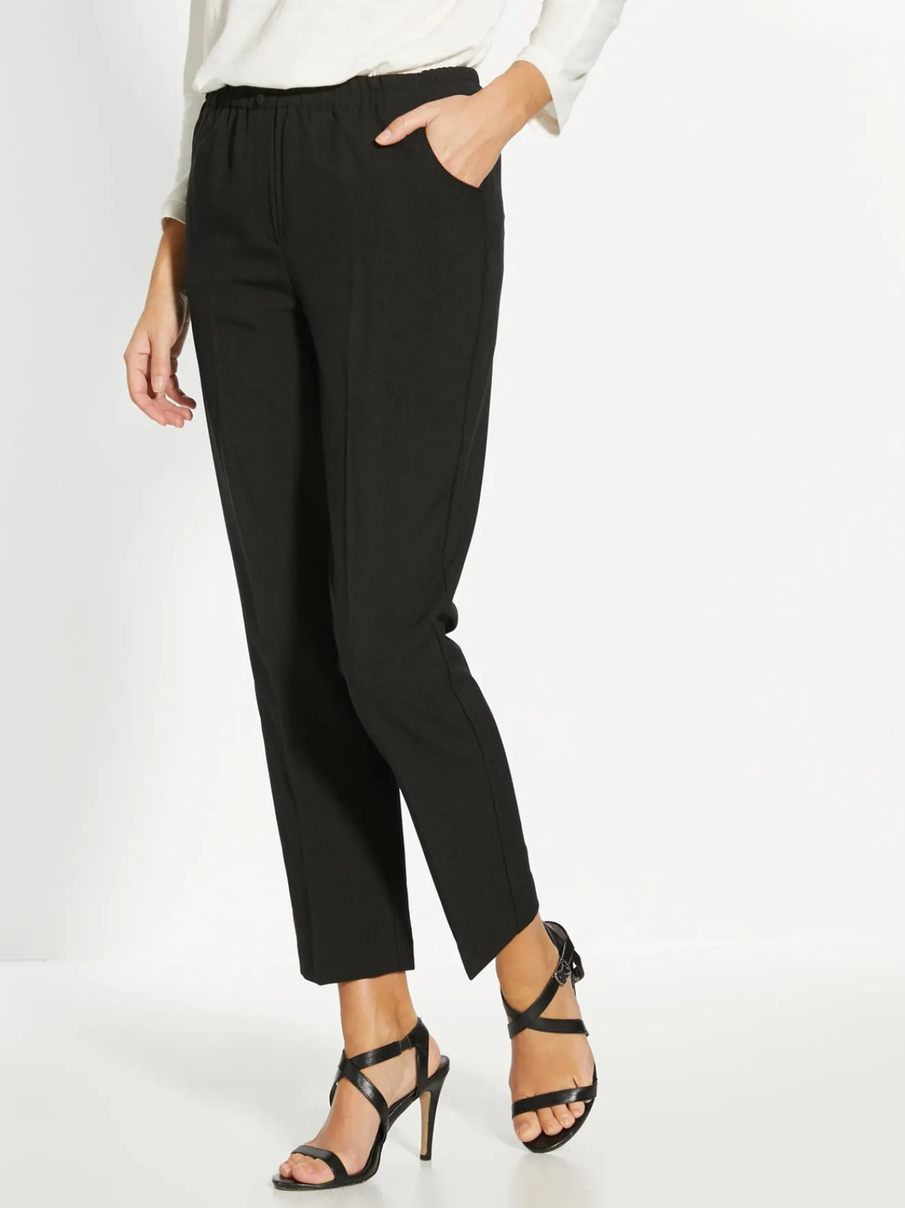 Online Pantalon 7/8ème élastiqué Femme Pantalon