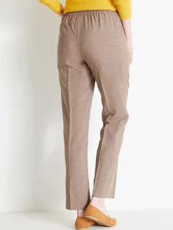 New Pantalon 7/8ème élastiqué Femme Pantalon