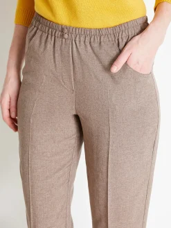 New Pantalon 7/8ème élastiqué Femme Pantalon