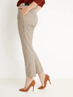 Hot Pantalon 7/8ème élastiqué dos Femme Pantalon