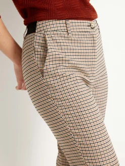 Hot Pantalon 7/8ème élastiqué dos Femme Pantalon