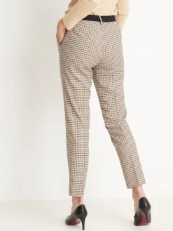 Hot Pantalon 7/8ème élastiqué dos Femme Pantalon