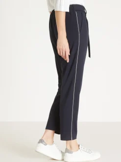 Pantalon raccourci élastiqué Femme Pantalon