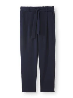 Pantalon raccourci élastiqué Femme Pantalon
