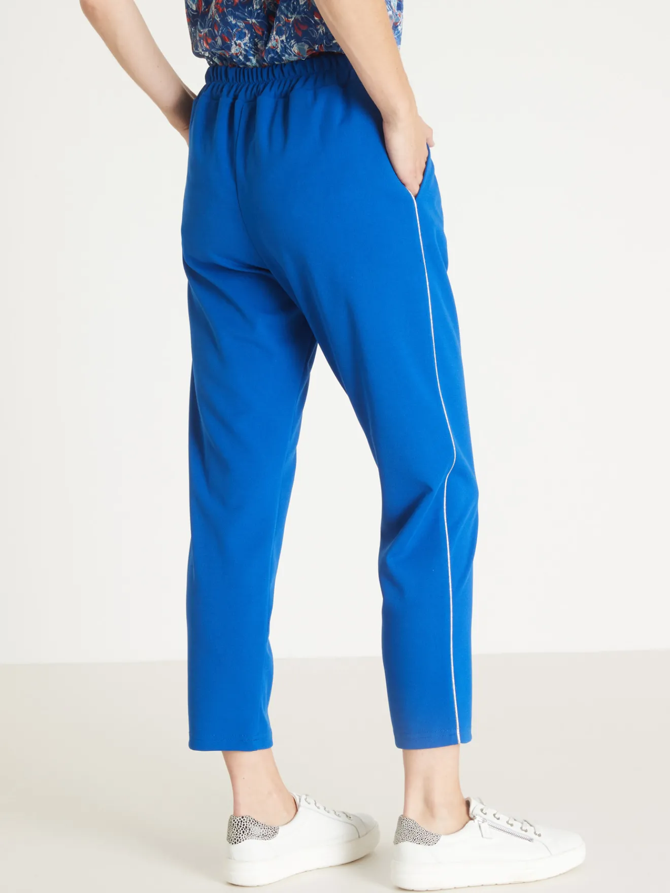 Discount Pantalon raccourci élastiqué Femme Pantalon