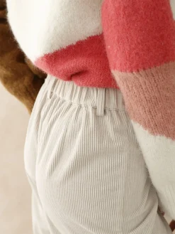 Online Pantalon évasé en velours côtelé Femme Pantalon