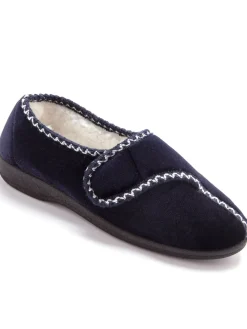 Clearance Pantoufles à patte auto-agrippante Femme Pantoufles, Chaussons