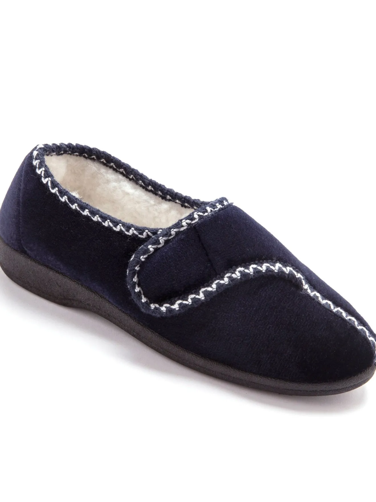 Clearance Pantoufles à patte auto-agrippante Femme Pantoufles, Chaussons