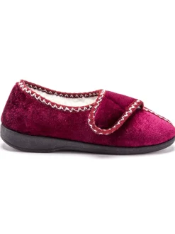 Outlet Pantoufles à patte auto-agrippante Femme Pantoufles, Chaussons