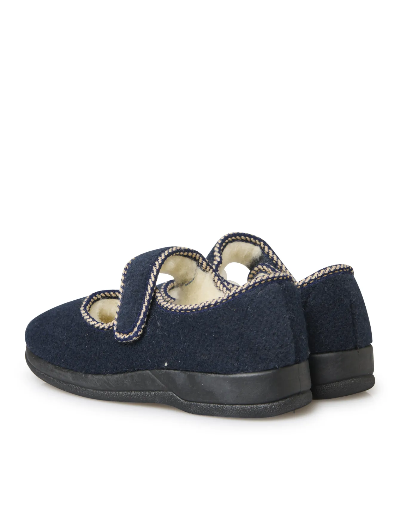 Pantoufles babies fourrées à scratch Femme Pantoufles, Chaussons