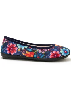Clearance Pantoufles ballerines fantaisie Femme Chaussures En Toile