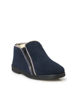 Outlet Pantoufles bottillons doublées 80% laine Femme Pantoufles, Chaussons