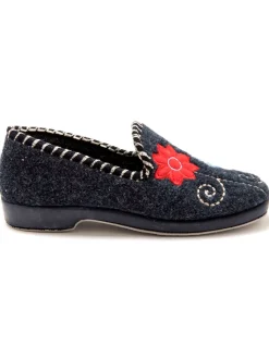 Sale Pantoufles brodées Femme Pantoufles, Chaussons