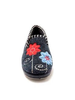 Sale Pantoufles brodées Femme Pantoufles, Chaussons