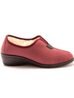 Outlet Pantoufles fourrées laine majoritaire Femme Pantoufles, Chaussons